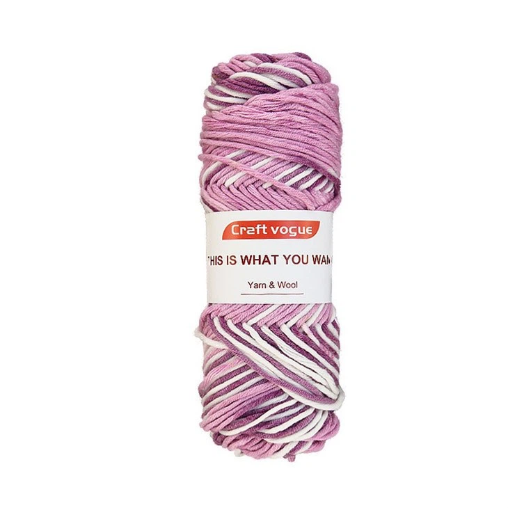 multicolor acrylic yarn