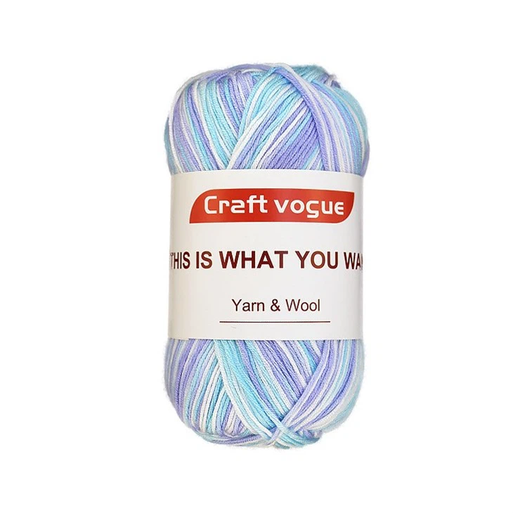 variegated crochet cotton